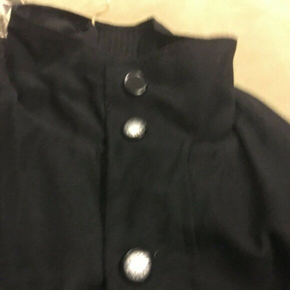 Jos A Bank Black Button Up Varsity Jacket Size L - Picture 3 of 6